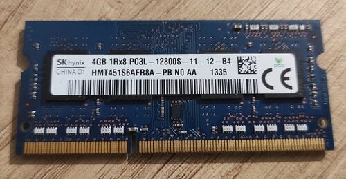 Περισσότερες πληροφορίες για "SK Hynix 4GB PC3L 12800 DDR3L 1600MHz SODIMM"