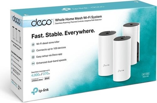 Περισσότερες πληροφορίες για "TP-LINK Deco M4 v1 WiFi Τριπλό Kit"