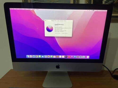Περισσότερες πληροφορίες για "iMac 21.5 In Macos Monterey Late 2015"