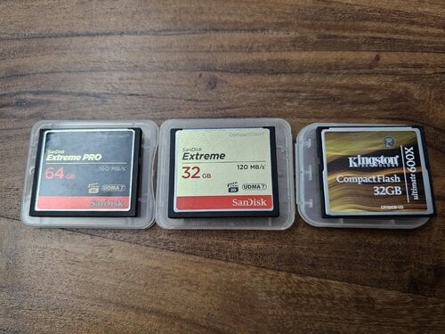Περισσότερες πληροφορίες για "Compact flash - Sandisk Kingston - 64 & 32GB"