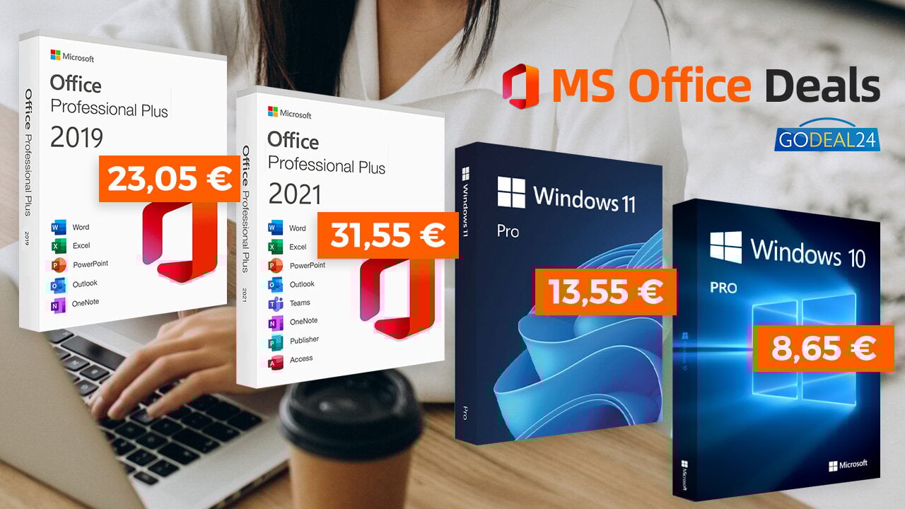 MS Office εφ' όρου ζωής για 15.29€ & Windows 11 Pro για 13.55€! Το Godeal24 λανσάρει εξαιρετικές προσφορές για Office με άδειες χαμηλού κόστους