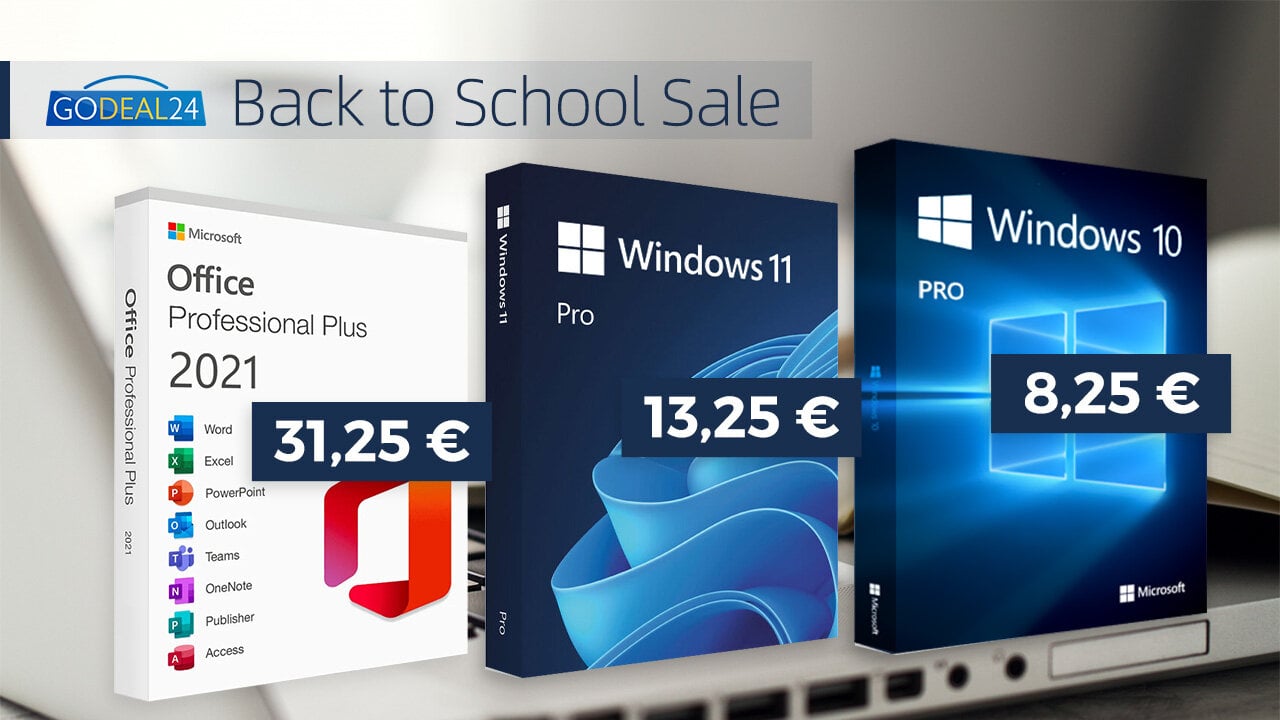 Back to School Sale: Νέα αρχή με το Office 2021 Pro lifetime για 31,25€! Ιδανικός συνδυασμός με τα Windows 11 Pro!
