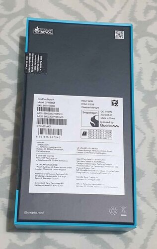 Περισσότερες πληροφορίες για "Oneplus Nord 4 5G , Obsidian Midnight (16GB/512GB)"
