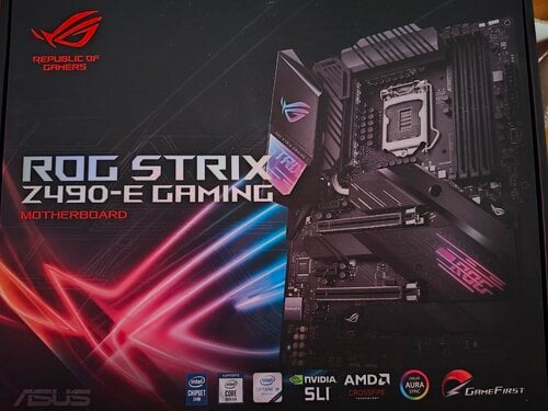 Περισσότερες πληροφορίες για "i7 10700k + 32 GB Ram Gskill Ripjaws V + Asus ROG Strix Z490 E Gaming CPU + RAM + MOTHERBOARD"