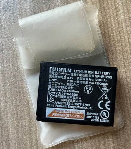 Περισσότερες πληροφορίες για "ΜΠΑΤΑΡΙΑ FUJIFILM NP-W126S Li-Ion"