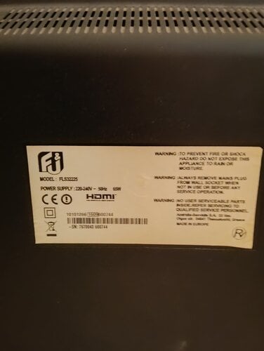 Περισσότερες πληροφορίες για "F/U FLS 32225"