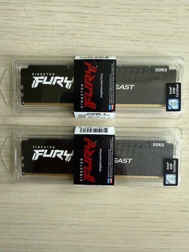 Περισσότερες πληροφορίες για "Μνήμη RAM Kingston Fury Beast (KF556C40BB-16) - DDR5, 5600MHz,"