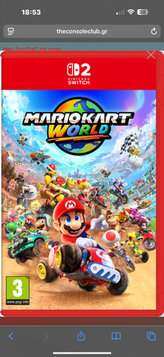 Περισσότερες πληροφορίες για "Nintendo Mario Kart World (Nintendo Switch 2) ΚΩΔΙΚΟΣ"
