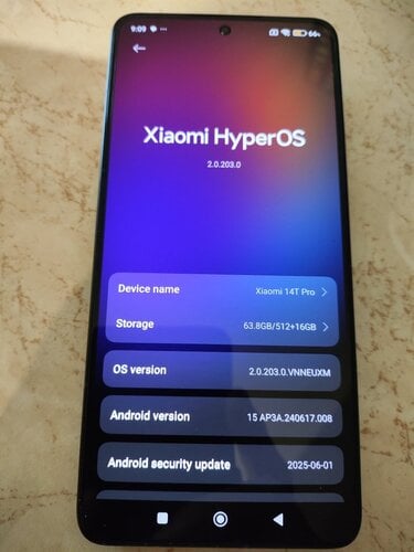 Περισσότερες πληροφορίες για "Xiaomi 14T Pro  12GB/512Gb Android 16 με 21 κύκλους φόρτισης"
