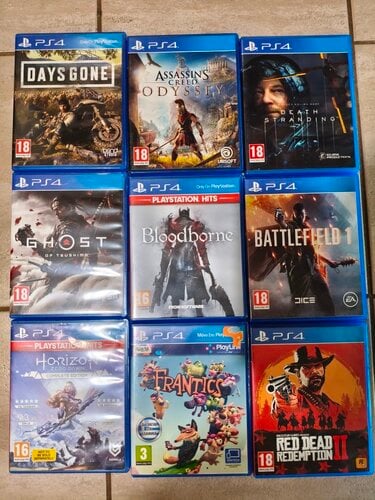 Περισσότερες πληροφορίες για "9 Παιχνίδια Playstation 4 ( Ps4 )"