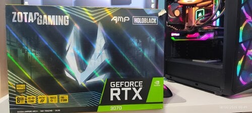 Περισσότερες πληροφορίες για "Zotac RTX3070 AMP HOLO σε άριστη κατάσταση!!!!"