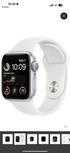 Περισσότερες πληροφορίες για "Apple Watch SE (44mm/Ασημί)"