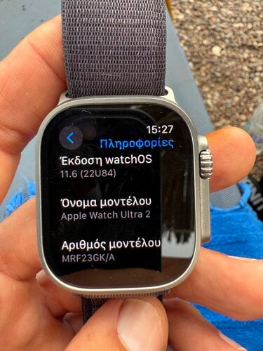 Περισσότερες πληροφορίες για "Apple Watch Ultra 2 (49mm/LTE/Τιτάνιο/Τιτάνιο)"