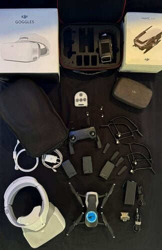 Περισσότερες πληροφορίες για "DJI Mavic Air + DJI Goggles + 3 μπαταρίες + extras | Άριστο πακέτο"