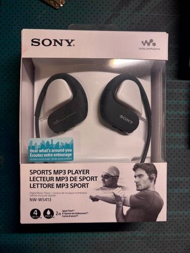Sony Walkman NW-WS413 MP3 Player (4GB) Μαύρο