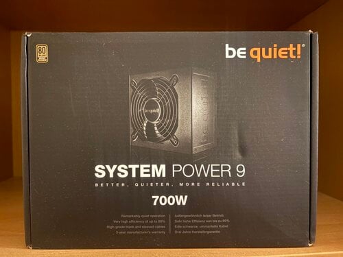 Περισσότερες πληροφορίες για "be quiet! System Power 9 (700W)"