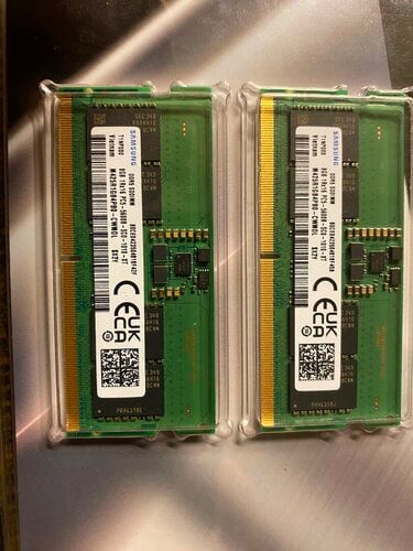 Περισσότερες πληροφορίες για "DDR5 Samsung 16gb. (8gb x 2) 5600mhz  laptop!"