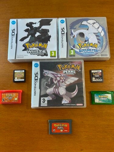 Περισσότερες πληροφορίες για "Pokemon DS & GBS Original Games(Πωλούνται μεμονωμένα ή και ως συλλογή)"