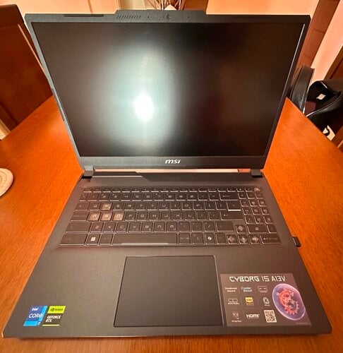 Περισσότερες πληροφορίες για "Πωλείται Laptop NB MSI CYBORG 15"