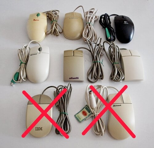 Περισσότερες πληροφορίες για "Mouse PS/2 wired with ball, 2-3 buttons and scroll - Ποντίκια με μπίλια"