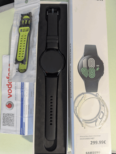 Περισσότερες πληροφορίες για "Samsung Galaxy Watch  4 (44mm/Πράσινος (Πράσινο)/Αλουμίνιο)"