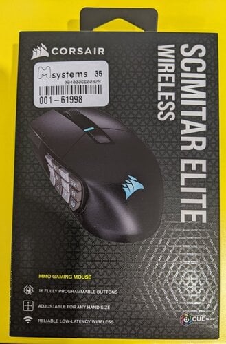 Περισσότερες πληροφορίες για "Corsair Scimitar RGB Elite Wireless"