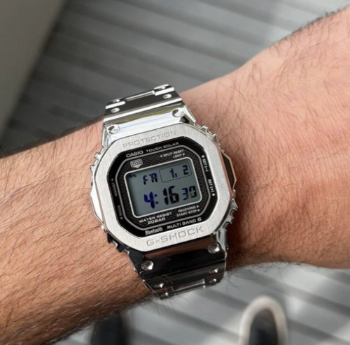 Περισσότερες πληροφορίες για "Casio G-Shock GMW-B5000D-1ER. Full Metal Square made in Japan. *Καινουριο*"