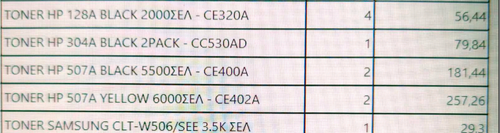 Περισσότερες πληροφορίες για "Διάφορα μελάνια γνήσια αναλώσιμα"