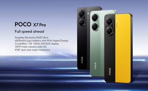 Περισσότερες πληροφορίες για "POCO X7 Pro 5G EU Version"