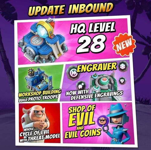 Περισσότερες πληροφορίες για "Boom Beach Account HQ 28 Max Level 83"