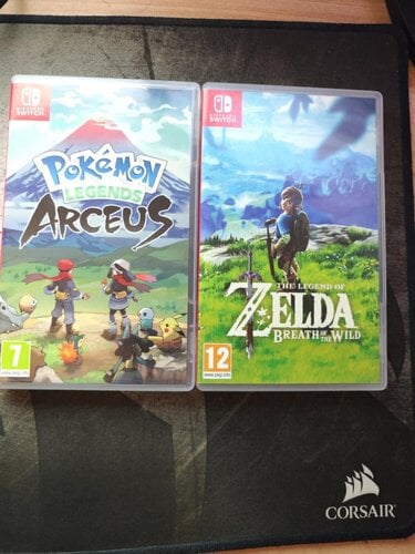 Περισσότερες πληροφορίες για "The Legend of Zelda: Breath the Wild & Pokemon Legends Arceus (Nintendo Switch)"