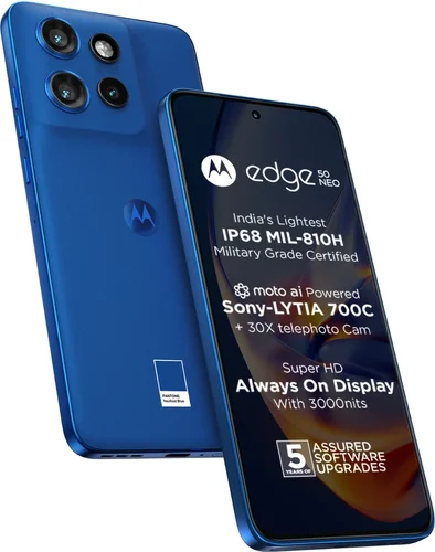Περισσότερες πληροφορίες για "Motorola Edge 50 Neo (PANTONE Nautical Blue  8/ 256 GB)"