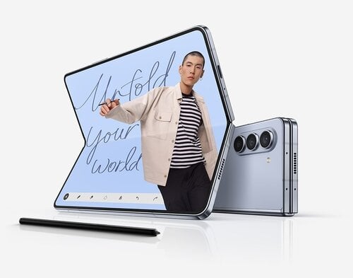 Περισσότερες πληροφορίες για "Samsung Galaxy Z Fold5 SM-F946B (Μπλε/512 GB) & πενάκι, θήκη κ 1 έτος εγγύηση"