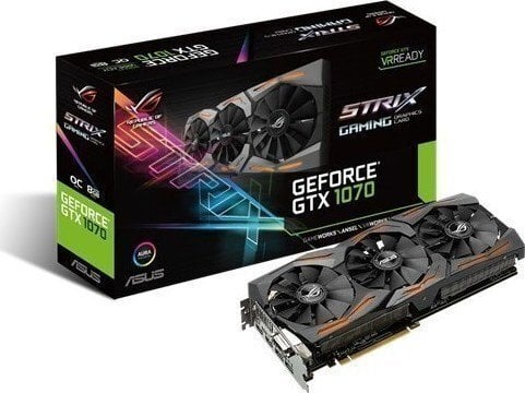 Περισσότερες πληροφορίες για "ASUS ROG GeForce GTX 1070 OC Edition"