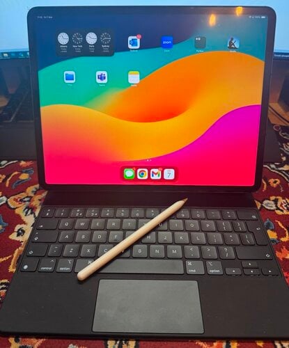 Περισσότερες πληροφορίες για "Apple iPad Pro 5th Gen, 12.9,  2TB, Wi+Fi, Cellular + Magic Keyboard + Apple Pencil (2nd Gen)"