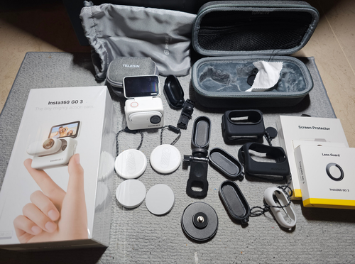 Περισσότερες πληροφορίες για "Insta360 GO 3 (128GB) / Telesin Smart Tracking / Αδιάβροχη θήκη insta360 GO3 (τύπου GoPro)"