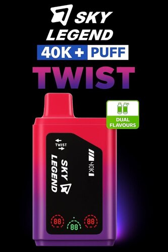 Περισσότερες πληροφορίες για "Sky Legend Twist Vape 40K Puffs - 2 Σε 1 Γεύσεις - 3 Συνδυασμοί!"