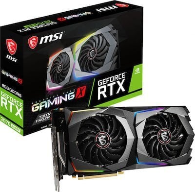 Περισσότερες πληροφορίες για "MSI GeForce RTX 2070 SUPER GAMING X"