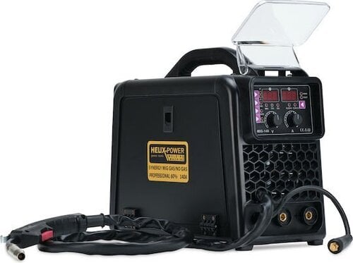Περισσότερες πληροφορίες για "HELIX S-MINI MIG 140 Ηλεκτροκόλληση MIG-MAG/FLUX 140A"