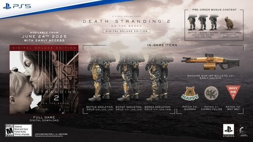 Περισσότερες πληροφορίες για "Death Stranding 2: On The Beach  digital deluxe edition account μπορει να γινει και ενοικιαση"