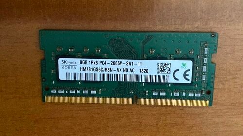 Περισσότερες πληροφορίες για "SK Hynix 8GB DDR4 2666Mhz"