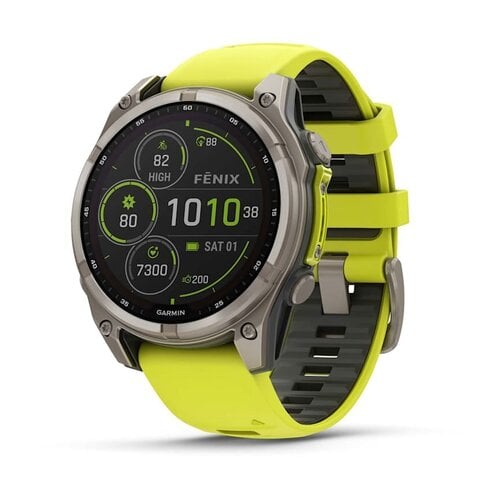 Περισσότερες πληροφορίες για "Garmin Fenix 8 Solar Titanium 47mm (Amp Yellow/Graphite Silicone Band)"