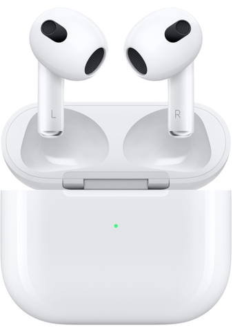 Περισσότερες πληροφορίες για "Apple AirPods (3rd generation) with MagSafe Charging Case Earbud Bluetooth"