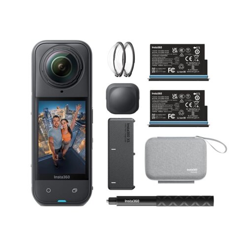 Περισσότερες πληροφορίες για "Insta360 X5 Action Camera 8K Essentials Bundle με Οθόνη και Wi-Fi Μαύρη"