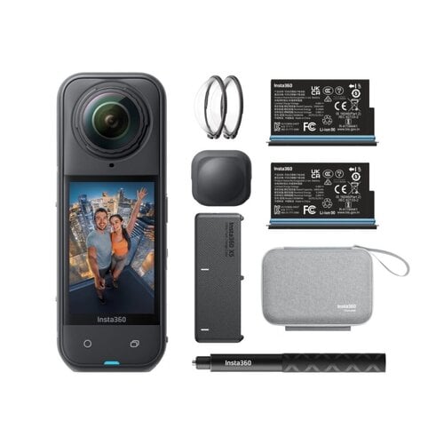 Περισσότερες πληροφορίες για "Insta360 X5 Action Camera 8K Essentials Bundle με Οθόνη και Wi-Fi Μαύρη"