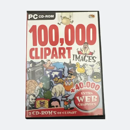 Περισσότερες πληροφορίες για "100,000 Clipart Images +40,000 Extra Web Graphics - PC - (Used) | Κωδ.: 179"