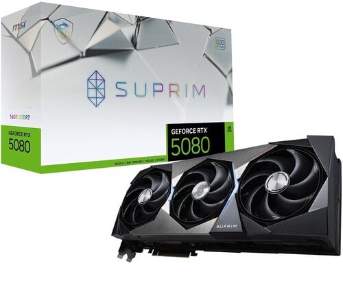 Περισσότερες πληροφορίες για "MSI GEFORCE RTX 5080 16G SUPRIM"
