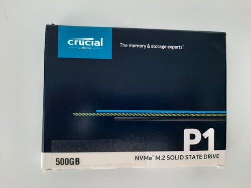 Περισσότερες πληροφορίες για "Crucial NVMe PCIe 2280 M.2 SSD 500GB"