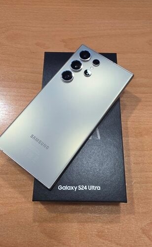 Samsung Galaxy S24 Ultra 5G Dual SIM (12/512GB) Titanium Gray | Αψεγάδιαστο | Κουτί | Αξεσουάρ | Από