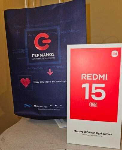 Περισσότερες πληροφορίες για "Xiaomi Redmi 15 5G (Μαύρο/256 GB)"